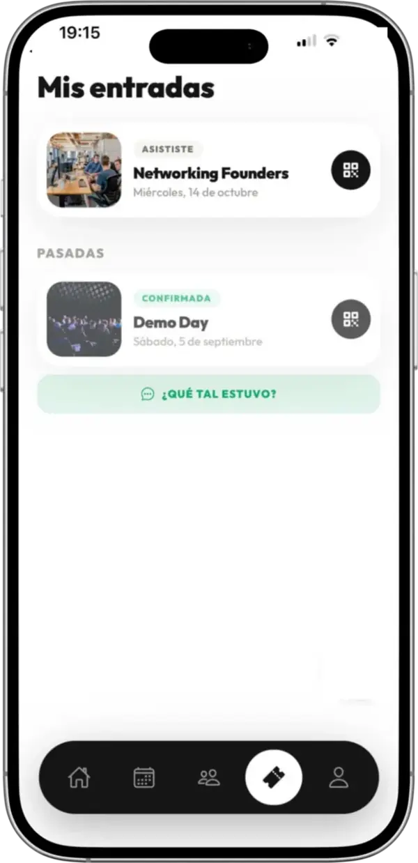 La app de ivente: tus entradas con su QR